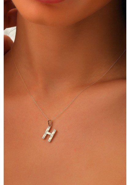 14 Ayar Altın H Harfi Kolye Ucu Parlak Kalemli Işıltılı Zincir Dahil Değildir indirimleri