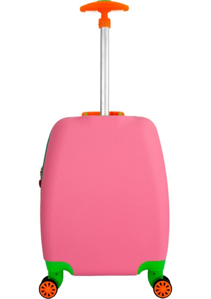 Tekno Trust 1'li WX-412 Şapkalı Kız Pembe Kız Çocuk Valizi Parça Mevcut Değil 100% Saf Küçük (Kabin) Boy Pembe indirimleri