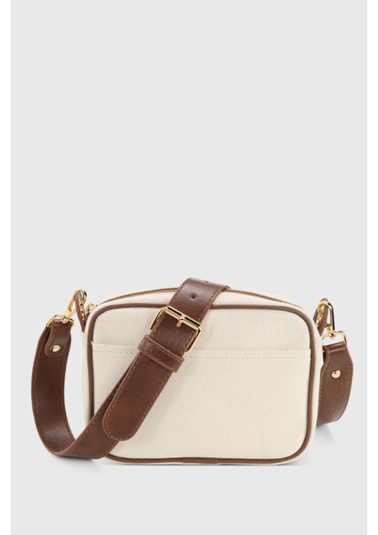 Tekno Trust Bej Kadın Soft Krem Kanvas Bag 219 0 -1 L 1'li Basic Casual/günlük 100% Polyester Type4 Dokuma Tüm