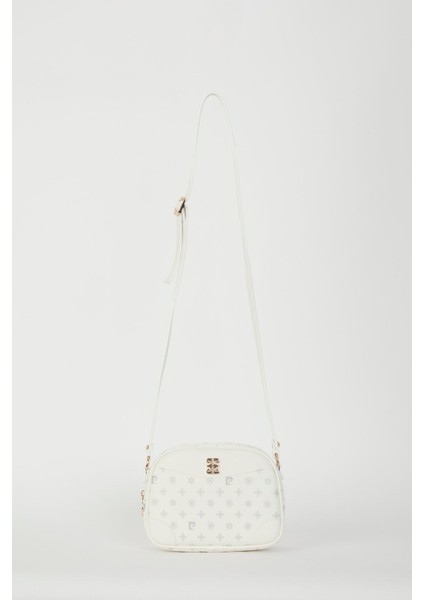 Tekno Trust Tüm Yaş Grupları Beyaz Monogram Kadın Omuz Çantası 05PO22Y1534 Hayır Dokuma Basic Casual/günlük Imi fiyatları
