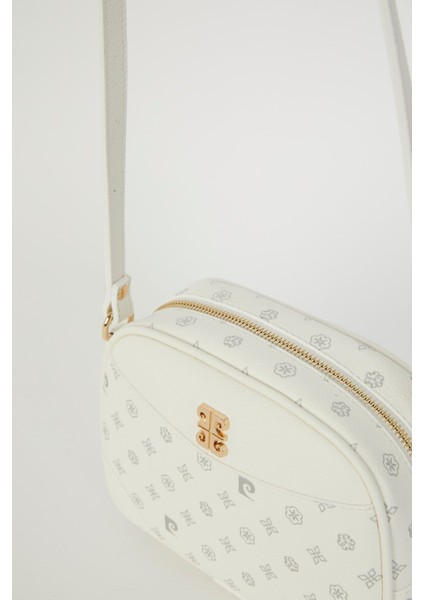 Tekno Trust Tüm Yaş Grupları Beyaz Monogram Kadın Omuz Çantası 05PO22Y1534 Hayır Dokuma Basic Casual/günlük Imi fırsatları