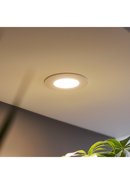 MX-1002B - 6W 6500K Soğuk Beyaz Beyaz Kasa Sıva Altı Yuvarlak LED Panel