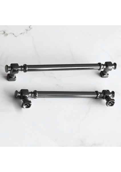 Talas Füme Düz Metal Kulp 192 mm Mobilya Çekmece Mutfak Dolabı Kulbu fiyatları