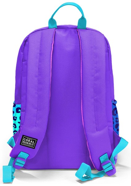 Mor Leopar Desenli 3’lü Okul Çanta Seti SET0123632 indirimleri