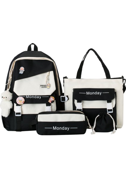 Ortaokul Öğrencisi Sırt Çantası, Lise Öğrencisi Sırt Çantası, Büyük Kapasiteli Taze Seyahat Çantası, Sevimli Ilkokul Öğrencisi Çantası (Yurt Dışından)