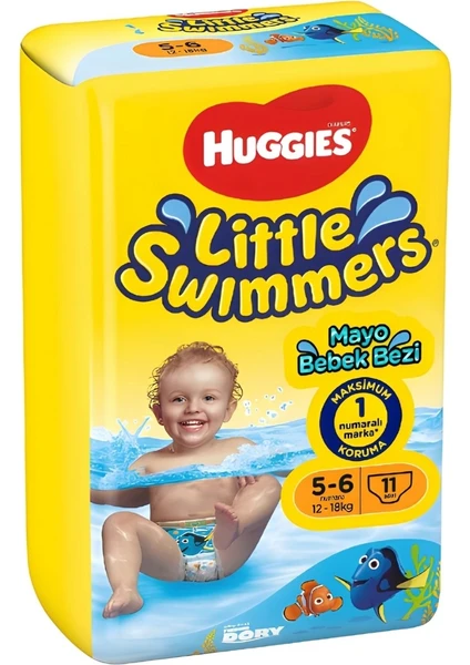 Little Swimmers Mayo Bebek Bezi 12-18 kg 11'li