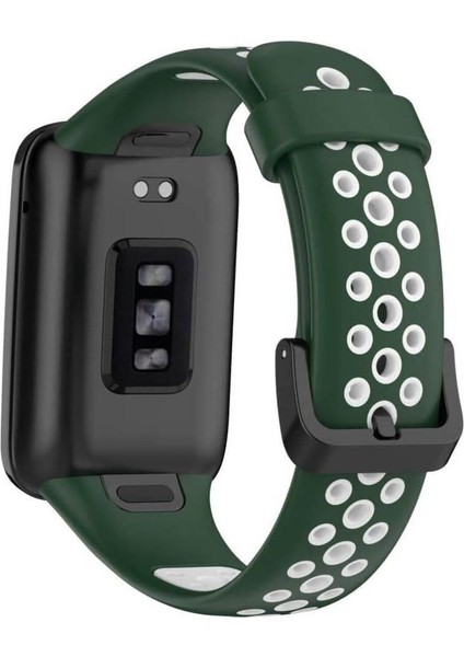 Xiaomi Mi Band 7 Pro Uyumlu Spor Çift Renk Delikli Silikon Kordon Kayış fiyatları