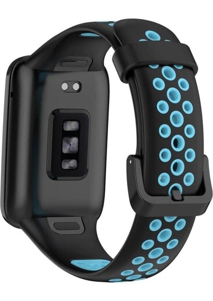 Xiaomi Mi Band 7 Pro Uyumlu Spor Çift Renk Delikli Silikon Kordon Kayış fiyatları