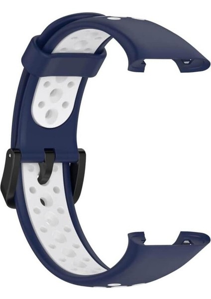 Xiaomi Mi Band 7 Pro Uyumlu Spor Çift Renk Delikli Silikon Kordon Kayış modelleri