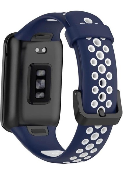 Xiaomi Mi Band 7 Pro Uyumlu Spor Çift Renk Delikli Silikon Kordon Kayış fırsatları
