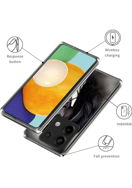 Xiaomi Redmi Note 13 Pro 5g / Poco X6 5g Tpu Telefon Kılıfı Arka Kapak (Yurt Dışından)