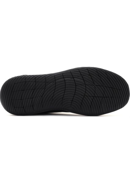 Erkek Siyah Bağcıklı Deri Sneaker 24SFD624318