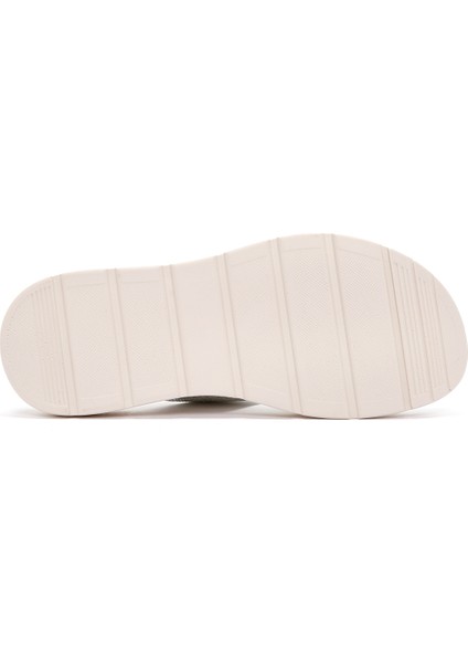 Kadın Gümüş Taşlı Comfort Terlik 24SFE464214