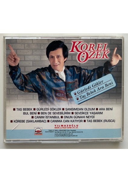 Korel Özek Gürledi Gökler Taş Bebek Ara Beni CD (Orjnal Dönem Baskı Cd)