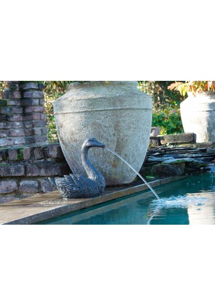 Poollıne Swan Dekoratif Figürlü Süs Havuz Fıskiyesi modelleri