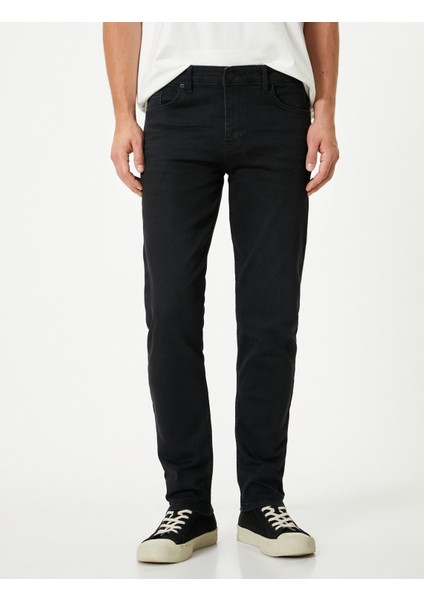 Slim Fit Kot Pantolon - Brad Jean