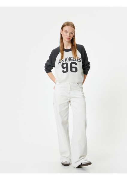 Bisiklet Yaka Kazak Kolej Desenli Bisiklet Yaka Reglan Kollu fiyatları