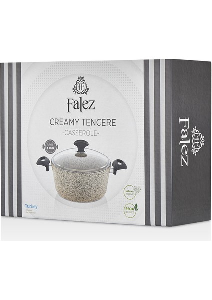 Creamy Granit 26 Cm Derin Tencere