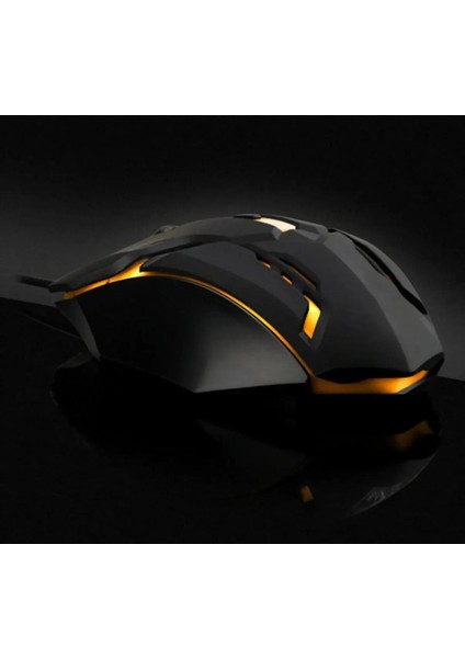 Oyun Mouse Kablolu USB Optik Oyuncu Mause Ergonomik LED Işıklı Gaming