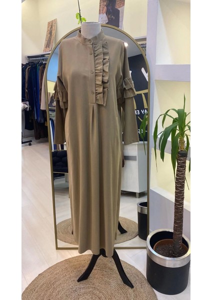 Elbise Firfir Detayli 6925 Camal