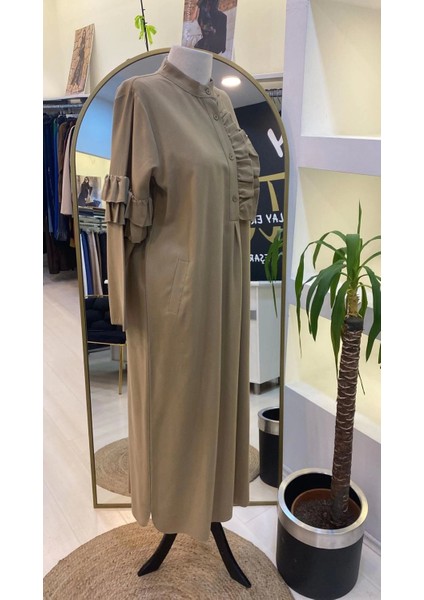 Elbise Firfir Detayli 6925 Camal modelleri