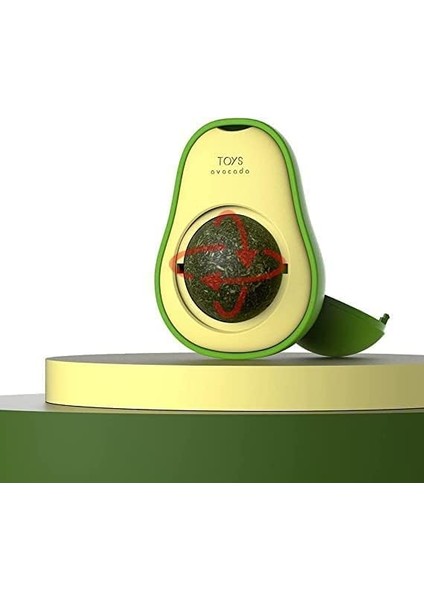 Pet Toys Avokado Kedi Nanesi Kedi Otu Topu Kedi Oyuncağı Yapışkanlı Catnip