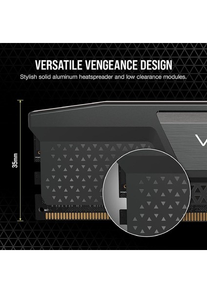 Corsaır Vengeance Ddr5 Ram 32GB (2X16GB) 6200MHZ CL36 Intel Xmp (CMK32GX5M2E6200C36)