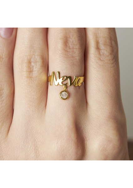 Solitär Isim Yüzüğü modelleri