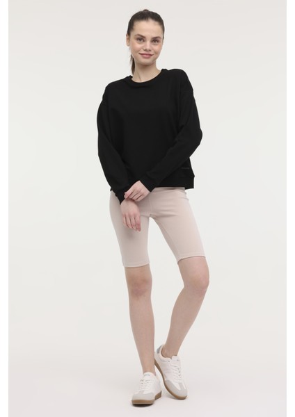 Wb C Neck 16SN82 3pr Siyah Kadın Sweatshirt modelleri