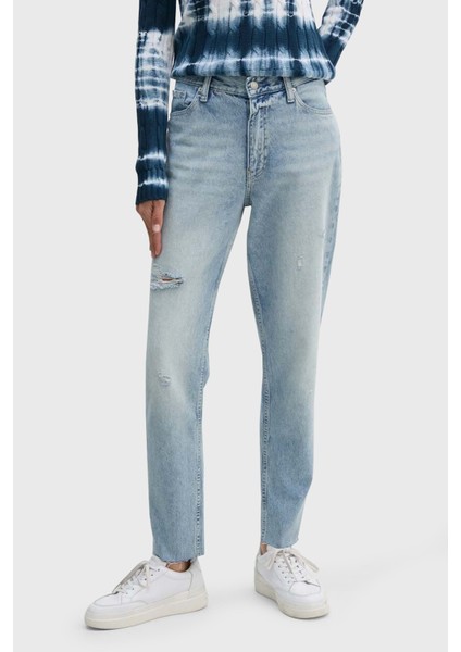 Mom Fit Yüksek Bel Jeans J20J2236531AA Kadın Kot Pantolon J20J223653 1AA