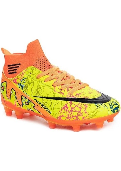Laliga Garson 565 Krampon Sarı Turuncu Desenli Futbol Ayakkabısı 565 fiyatları