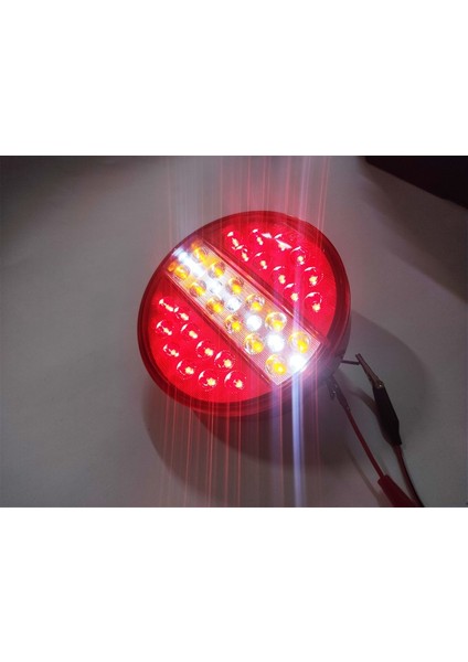Ledli Stop Lamba Hamburger Lamba 24 Volt 4 Fonksiyonlu LDP85
