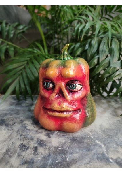 Şirin Suratlı Kabak Biblo Model 3