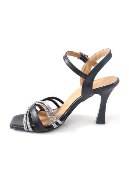 Wzy 02811 8,5 Topuklu Kadın Taşlı Sandalet Ayakkabı fırsatları