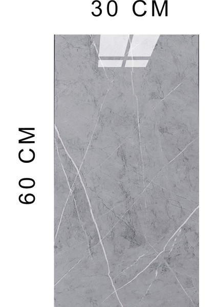 30X60 cm Açık Gri Mermer Desenli Kendinden Yapışkanlı Seramik Köpük Banyo Pvc Duvar PANELI-6034 fiyatları