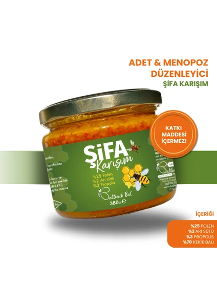 Şifa Karışımı Macun (Bal Polen Arısütü Propolis) Adet Düzensizliği