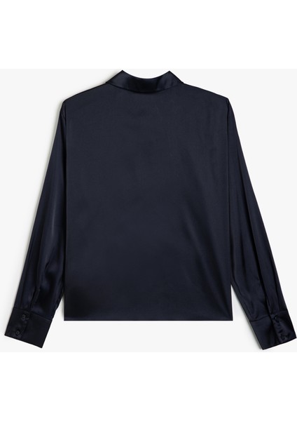 Saten Gömlek Uzun Kollu Klasik Yaka fiyatları