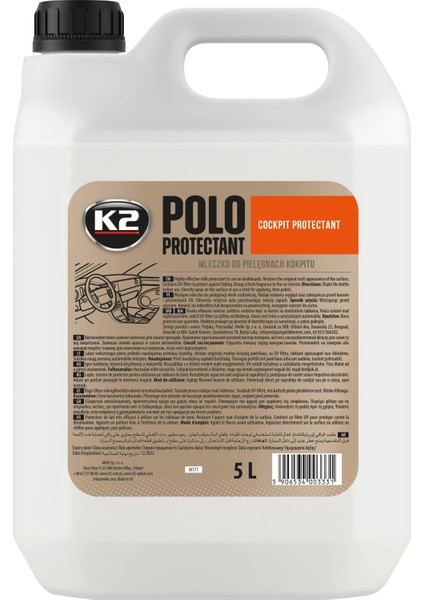 Polo Protectant 5l Silikonsuz Iç Aksam Antistatik Uv Koruyucu