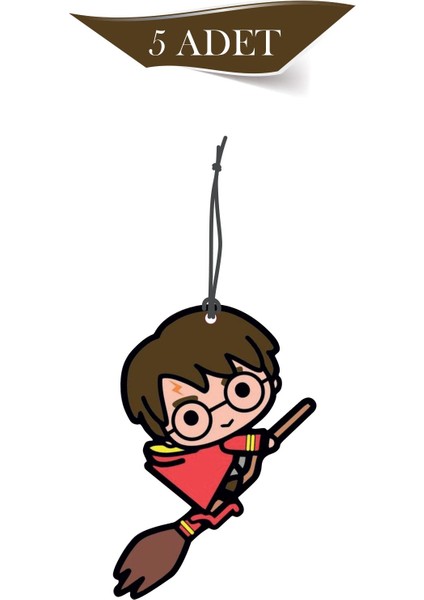 Bymeyla Harry Potter Temalı 5'li Oto Kokusu ve Oto Aksesuarı