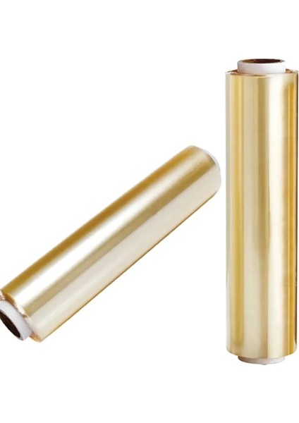 Sarı Gıda Streç 45 cm 300 mt(Net) 8 Mic 1 Adet Dayanıklı Steril Esnek Mutfak, Temizlik, Gıda Ambalajı, Iş Streç