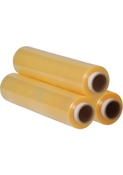 Sarı Gıda Streç 45 cm 300 mt(Net) 8 Mic 1 Adet Dayanıklı Steril Esnek Mutfak, Temizlik, Gıda Ambalajı, Iş Streç