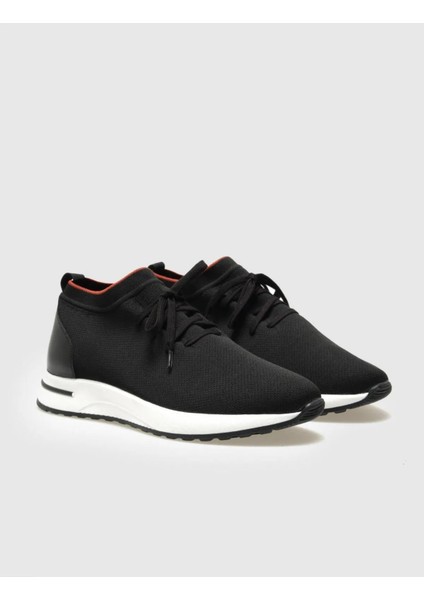 Erkek Milano Triko Sneaker Bağcıklı Erkek Spor Ayakkabı