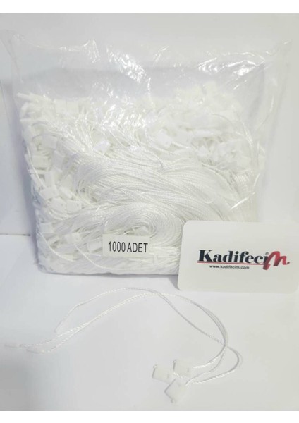 Beyaz Kilitli Etiket Ipi (1.000 Adet) TYCLHWS05N171930858105445, One Size