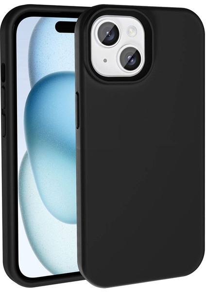 iPhone 15 Plus Kılıf Darbe Emici Yumuşak Leke Tutmaz Pastel Renk Silinebilir Magsafe Silikon Kapak