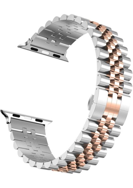 Apple Watch Uyumlu Ultra Se Ultra 2 42 44 45 49MM Kalite Kordon Bileklik Çelik Loop Kayış
