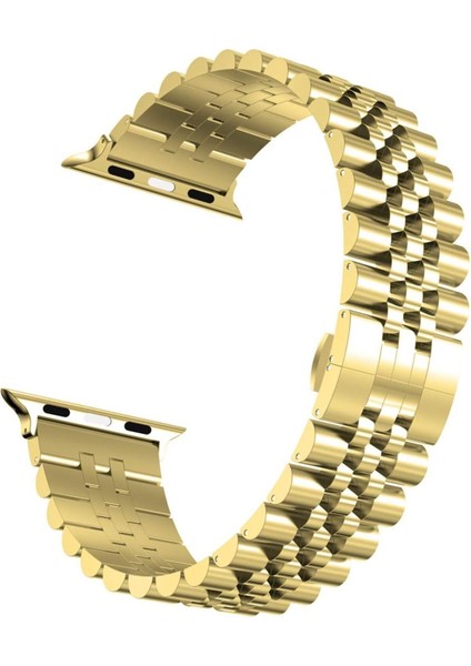 Apple Watch Uyumlu Ultra Se 38 40 41MM Kalite Kordon Bileklik Parlak Çelik Loop Kayış