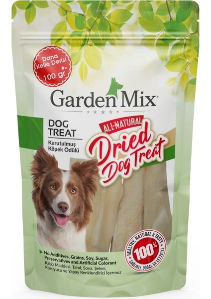 Kurutulmuş Dana Kelle Derisi 100 gr