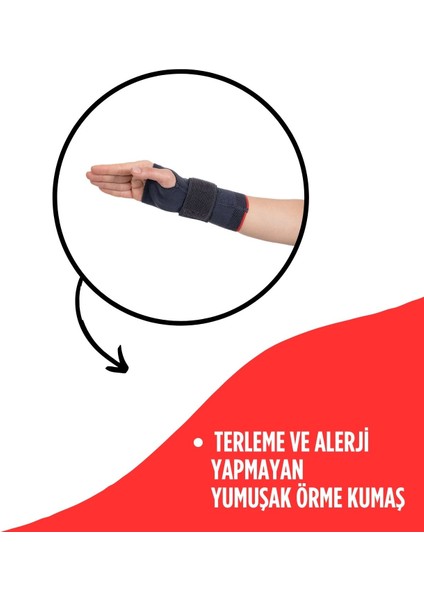Örme El Bilek Ateli Yüksek Kalite Kumaş Plastik Destekli Statik El Bilek Ateli ( Sağ ) fırsatları