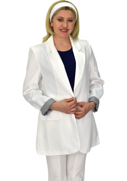 Kadın Ayrobin Tek Dügmeli Ceket BGL-ST03726