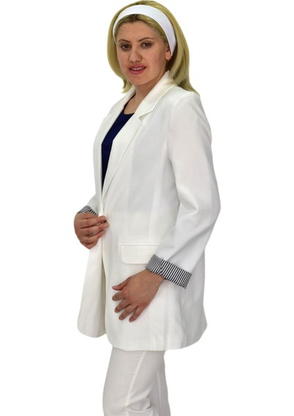 Kadın Ayrobin Tek Dügmeli Ceket BGL-ST03726